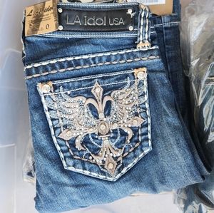 LA Idol women's bling bling jeans